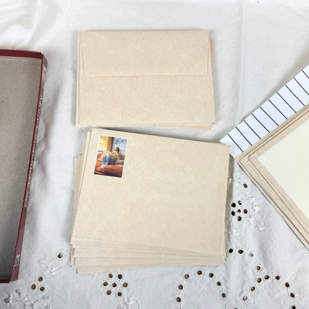 American Girl Doll Pleasant Company Molly Stationery Set Vintage -- Not Complete